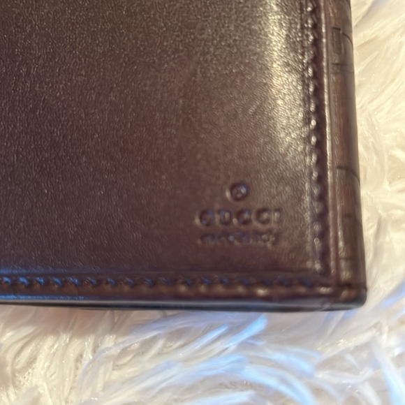 Gucci GG Guccissima Brown Lambskin Continental Bifold Wallet with Coin Section - Picture 7 of 14